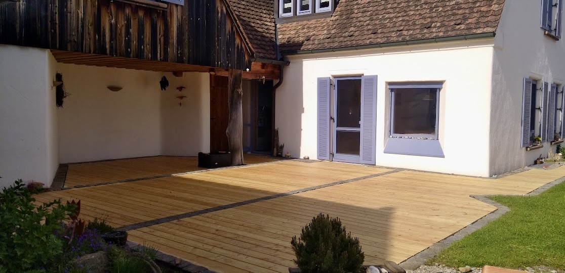 Terrasse - kanadische Lärche - geölt