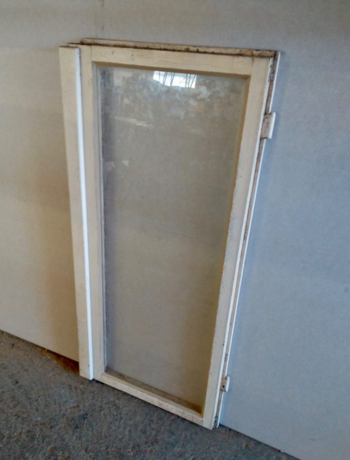 Reparatur Fenster alt - neue Einscheibenverglasung - neue Kittfase