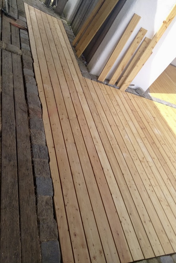 Terrasse - kanadische Lärche - geölt