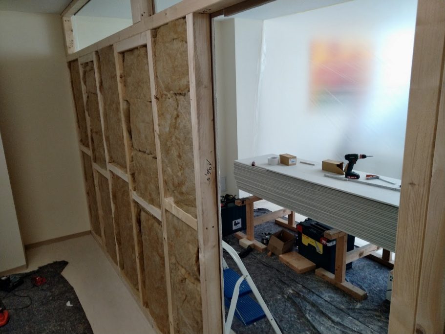 Innenwand mit Oberlicht
