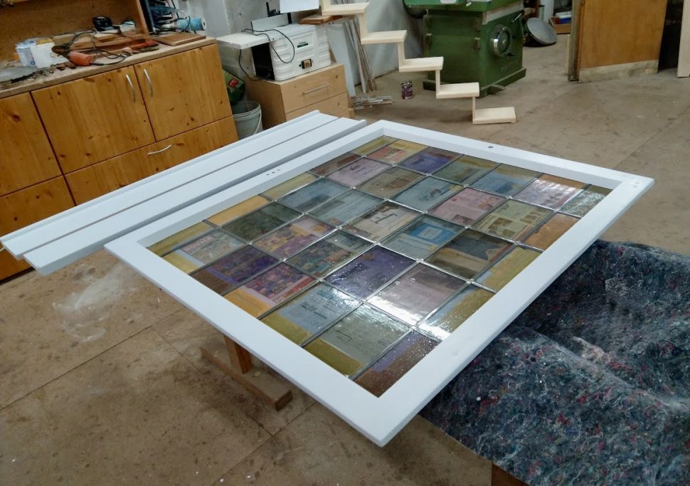 Instandsetzung Fenster mit Bleiverglasung