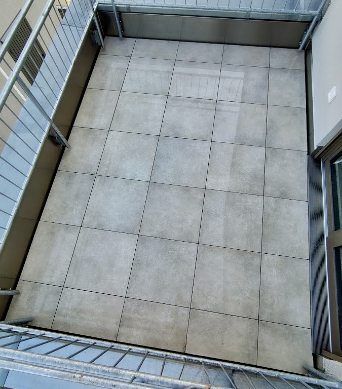 Terrasse keramische Platten - auf Alu UK - 1.OG