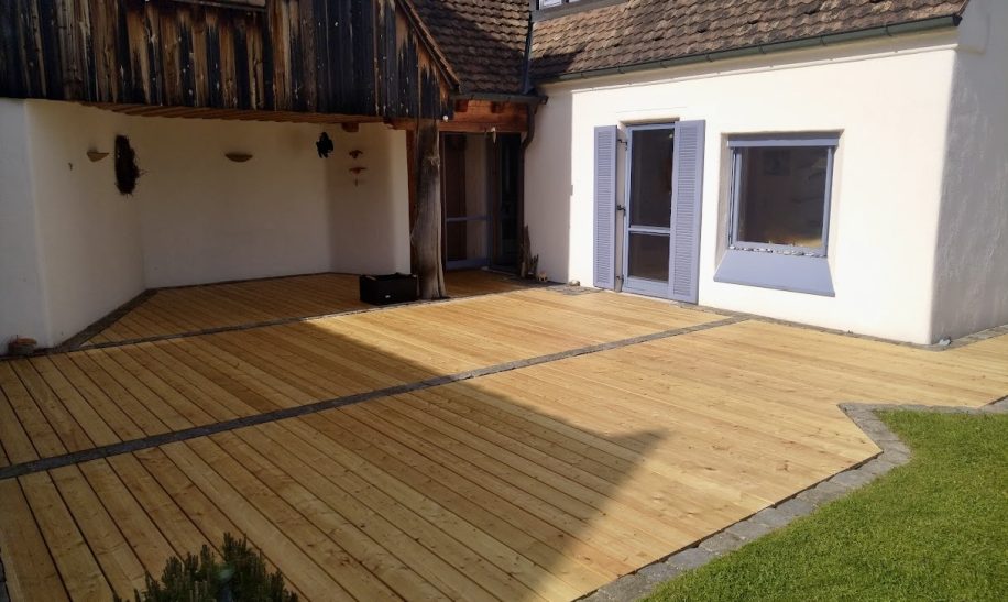 Terrasse - kanadische Lärche - geölt